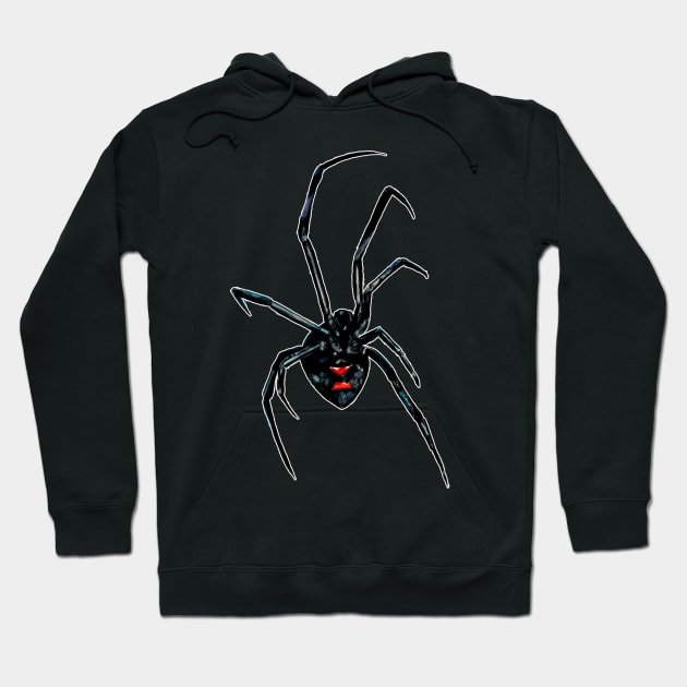 Black Widow Spider Hoodie by Brandy Devoid special edition collecion